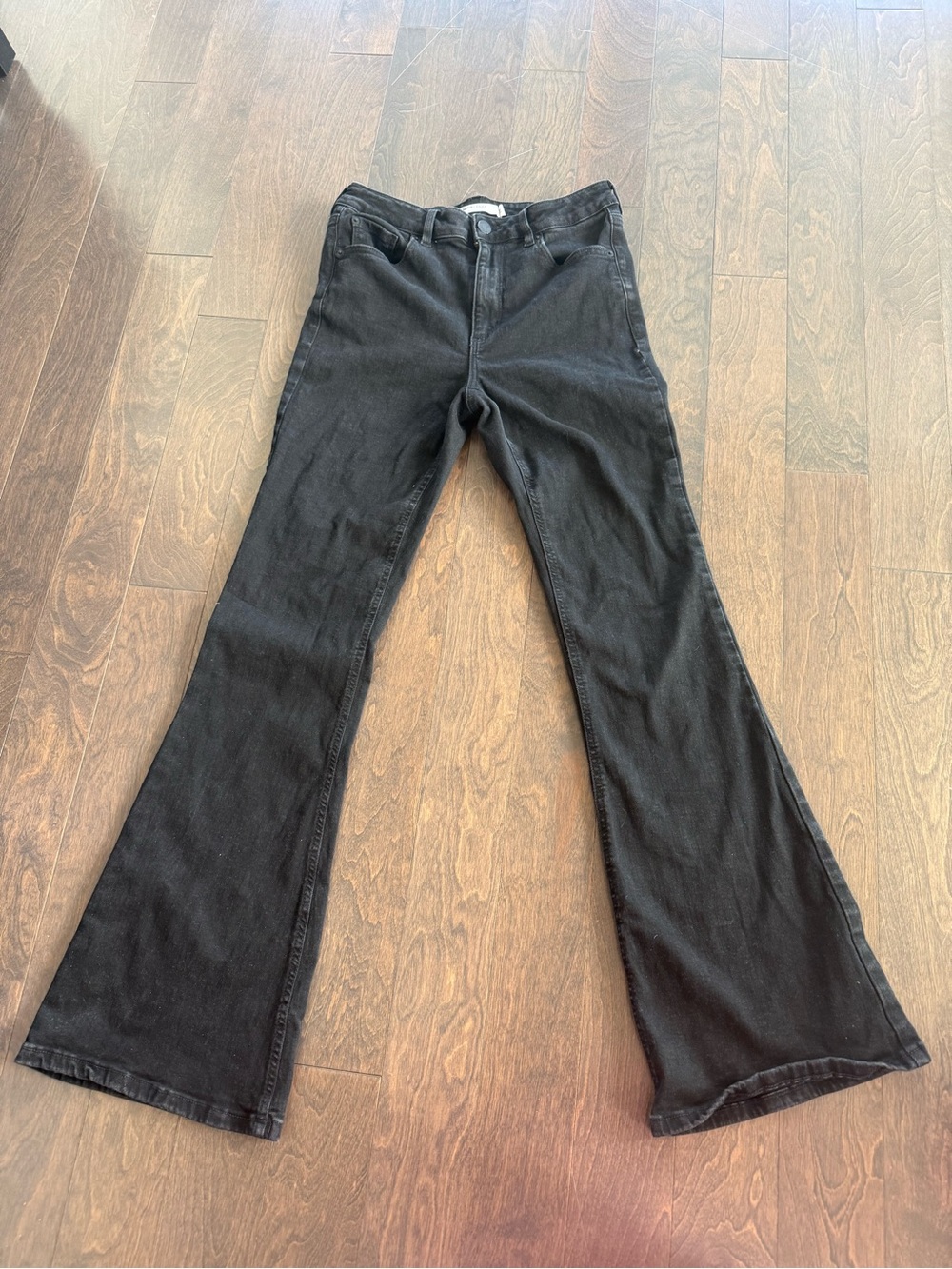 Garage Black Flared Women's Jeans